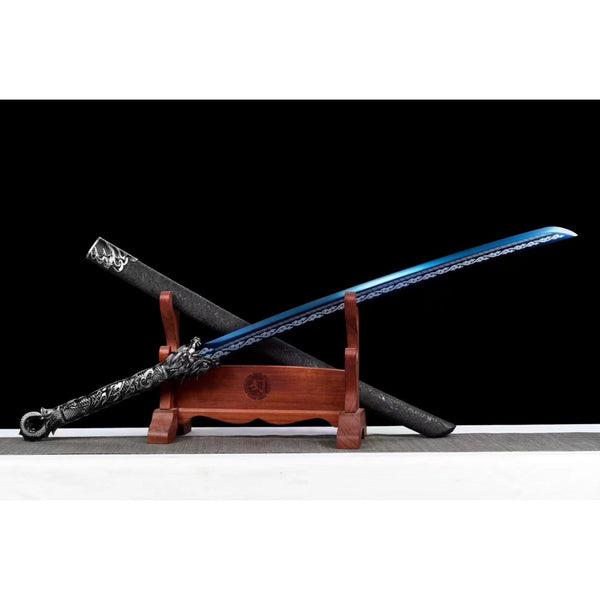 China sword/ Handmade /functional /龙焰弯刀