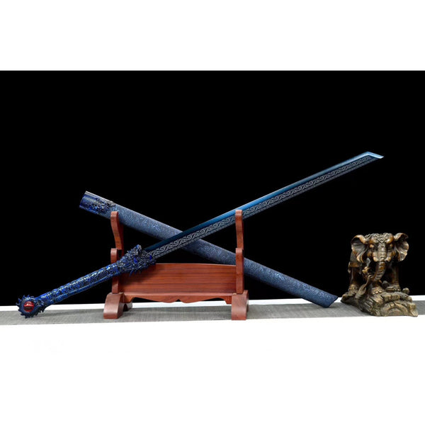 China sword Handmade /functional / 篮焰