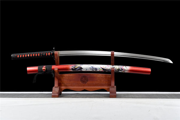 hand forged katana swords/functional/sharp/HW/Hedinghong