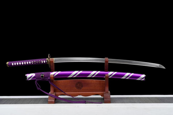 Handmade/Patterned steel/Purple Anaconda