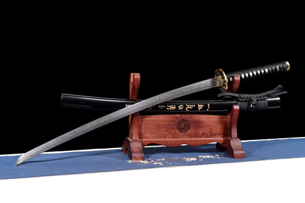 Handmade/katana/Patterned steel