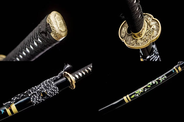 Handmade/katana/Patterned steel