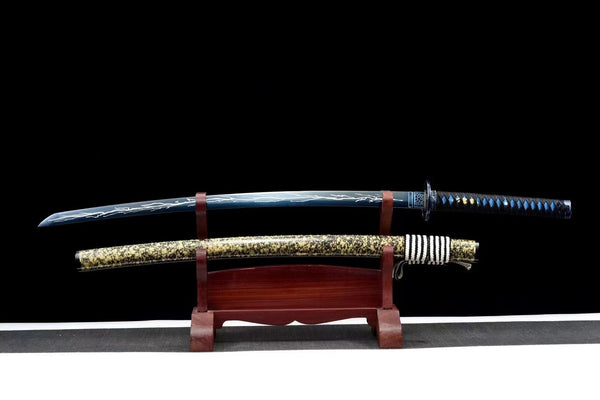 (2)hand forged katana swords/functional/sharp/JQ/Thunder Warrior